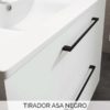 TIRADOR ASA NEGRO